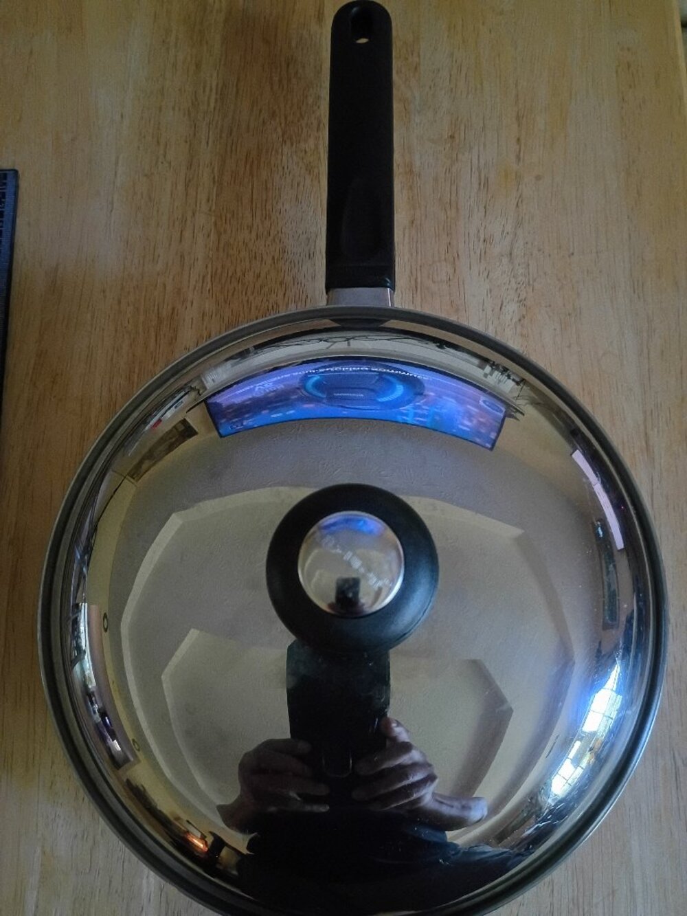 Vintage New Dimensions 10" Stainless Steel Skillet Frying Pan with Circulon Dome